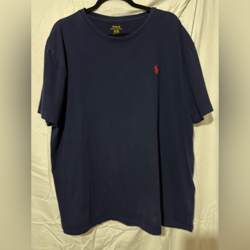 Polo by Ralph Lauren Navy Tee with Red Logo